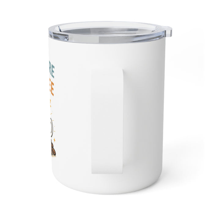 Insulated Coffee Mug — "Not Before My Coffee" Funny Travel Tumbler, 10oz