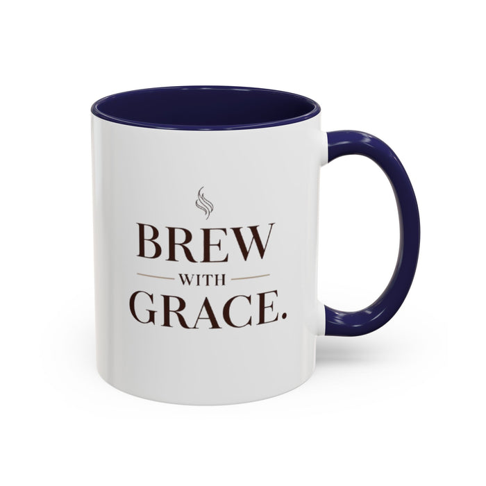 Brew With Grace Accent Coffee Mug — 11/15oz